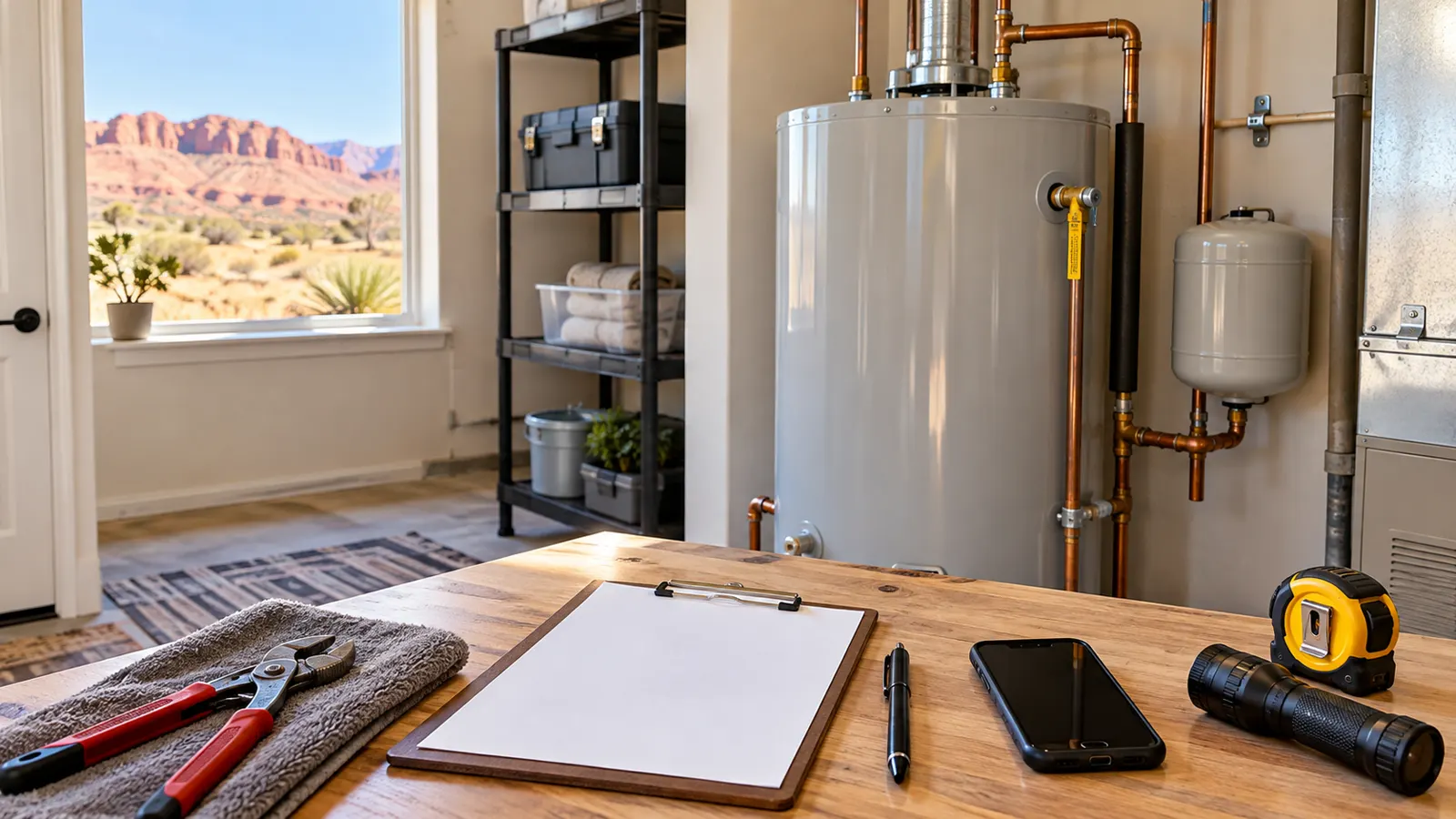 Water Heater Repair Visit Checklist for St. George Homes visual guide