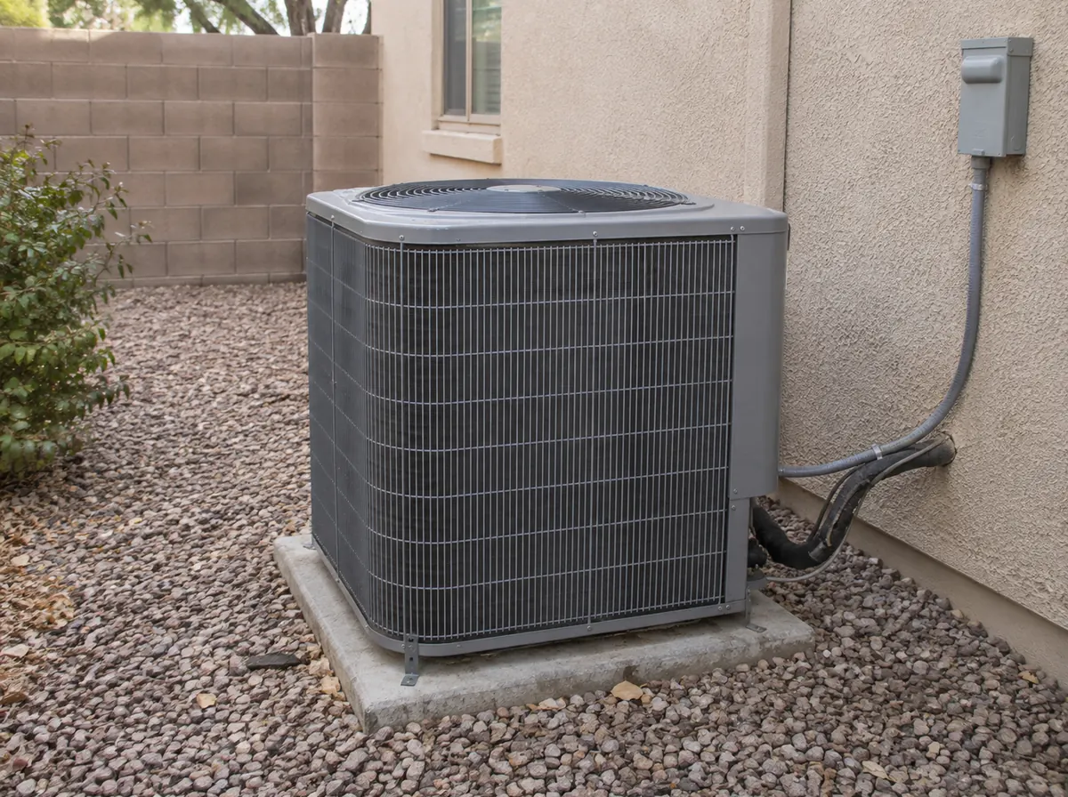 Outdoor residential air conditioning equipment